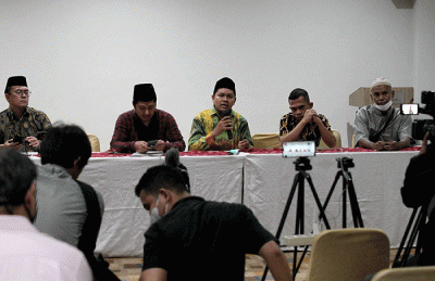 Dukungan Vaksin Halal pada bulan Ramadhan di Jakarta, Senin (18/4/2022).