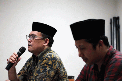 Dukungan Vaksin Halal pada bulan Ramadhan di Jakarta, Senin (18/4/2022).