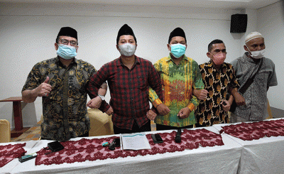Dukungan Vaksin Halal pada bulan Ramadhan di Jakarta, Senin (18/4/2022).