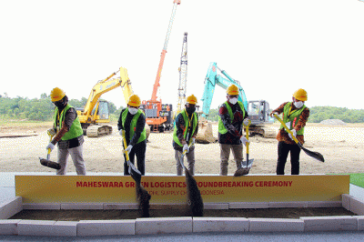 Ground Breaking Gudang DHL Supply Chain Indonesia 