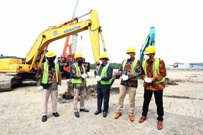 Ground Breaking Gudang DHL Supply Chain Indonesia 