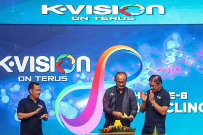 Perayaan momentum perjalanan 8 tahunnya PT Digital Vision Nusantara (K-Vision) di dunia industri televisi digital.