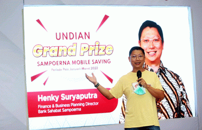 Di penghujung bulan Ramadhan 1443 H / tahun 2022 ini, Bank Sampoerna mengadakan undian Grand Prize Tabungan Sampoerna Mobile Saving (SMS).