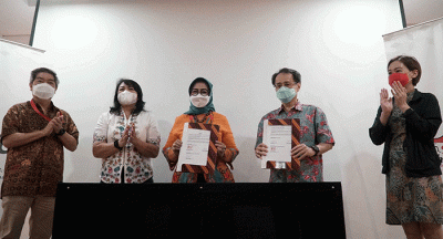 Penandatanganan Memorandum of Undertanding (MoU) Kolaborasi Pembinaan UMKM antara Yayasan Dharma Bhakti Astra (YDBA) dengan APJI.