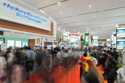 Pembukaan Indonesia Property Expo (IPEX) di Jakarta, Minggu (15/5/2022).
