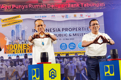 Pembukaan Indonesia Property Expo (IPEX) di Jakarta, Minggu (15/5/2022).