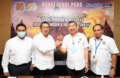 Konferensi pers dalam rangka HUT ke-50 REI di Yogyakarta, Kamis (19/5/2022).