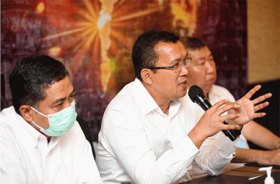 Konferensi pers dalam rangka HUT ke-50 REI di Yogyakarta, Kamis (19/5/2022).