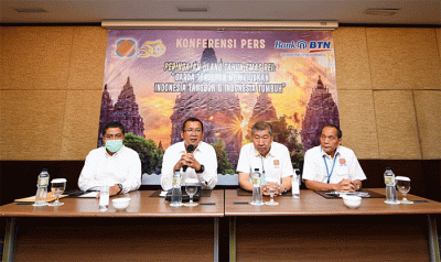 Konferensi pers dalam rangka HUT ke-50 REI di Yogyakarta, Kamis (19/5/2022).