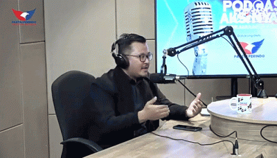 Head of Digital Marketing Albertus Andre menjadi narasumber Podcast Aksi Nyata #DariKamuUntukIndonesia di Studio Talkshow MNC Network, iNews Tower, MNC Center.