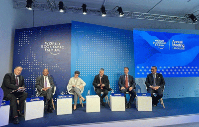 Menteri Perdagangan Muhammad Lutfi menjadi pembicara di World Economic Forum.