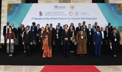 Presiden Joko Widodo secara resmi membuka The 7th Global Platform for Disaster Risk Reduction (GPDRR) 2022 yang digelar di Bali.