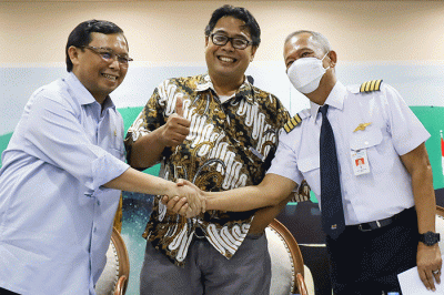 Diskusi dengan tema Nasib Tragis Pilot Merpati yang Tak Kunjung Usai di Jakarta, Senin, (30/5/2022).