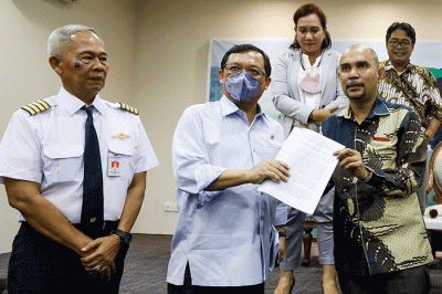 Diskusi dengan tema Nasib Tragis Pilot Merpati yang Tak Kunjung Usai di Jakarta, Senin, (30/5/2022).