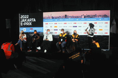 Konferensi pers DHL Dukung Balapan sebagai Mitra Logistik Resmi di Jakarta, Kamis (2/6/2022).