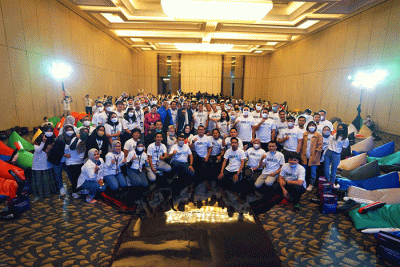 Direktur Utama SIG, Donny Arsal saat acara Millennials Gathering SIG Group 2022.