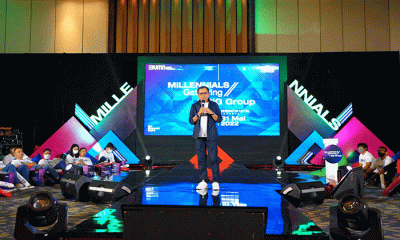 Direktur Utama SIG, Donny Arsal saat acara Millennials Gathering SIG Group 2022.