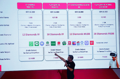 Peluncuran kartu perdana gaming untuk mendukung perkembangan esports di Indonesia di Jakarta, Kamis (2/6/2022).