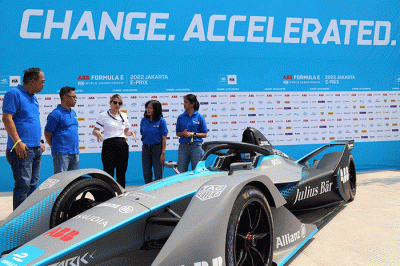 Allianz Indonesia dukung gelaran ABB FIA Formula E World Championship di Jakarta, Sabtu (4/6/2022).