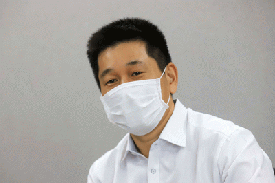 Presiden Direktur NH Korindo Sekuritas Indonesia, Jung Yoan saat audiensi dengan IDX Channel di Treasury Tower, Jakarta Selatan, Selasa (7/6/2022).