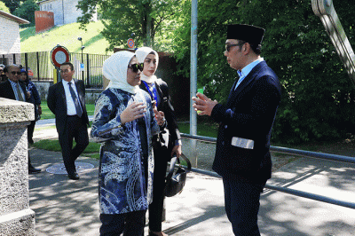 Menteri Ketenagakerjaan Ida Fauziyah menyampaikan duka cita yang mendalam atas meninggalnya putra sulung Gubernur Jawa Barat Ridwan Kamil.