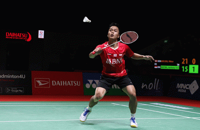 Fajar Alfian dan Muhammad Rian Ardianti dalam pertandingan Final Ganda Putra Daihatsu Indonesia Masters 2022 melawan Liang Wei Keng dan Wang Chang.