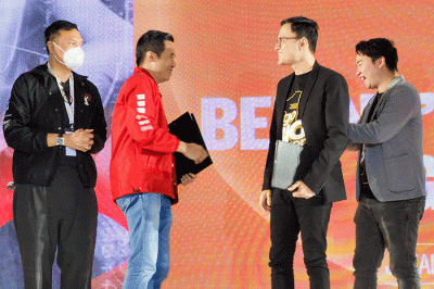 Penandatanganan kerjasama WIR Group dengan Benings Indonesia di Jakarta, Minggu, (12/6/2022).