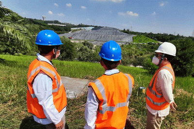 Tim Kementrian Perindustrian dan Yayasan Persatuan Dokter Gigi Indonesia (PDGI) melakukan peninjauan serta mengkaji teknologi super canggih pengolahan limbah.