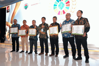 Wakil Presiden Ma’ruf Amin saat menghadiri ajang pemberian penghargaan “CSR dan Pengembangan Desa Berkelanjutan Awards 2022” di Jakarta, Kamis (23/6/2022).