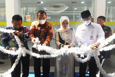 Peresmian Gedung Baru Bank BTN Kantor Cabang Syariah (KCS) Banda Aceh, di Kuta Alam, Banda Aceh, Rabu (29/6/2022).