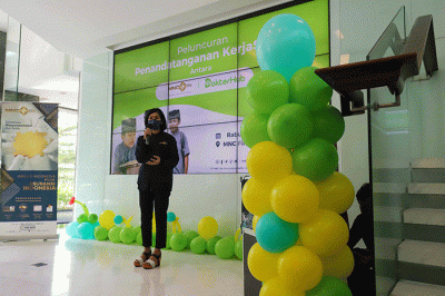 Peluncuran Penandatanganan Kerja Sama antara MNC Life dan DokterHub di MNC Financial Centre, MNC Center, Kebon Sirih.