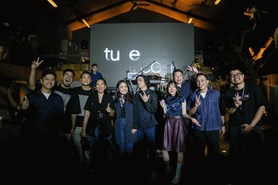 HIVI!, Gerald Situmorang dan Ify Alyssa saat berkolaborasi dalam acara Launch Event Unlimited TuneCore Indonesia di Senopati, Jakarta Selatan, Rabu (29/6/2022).