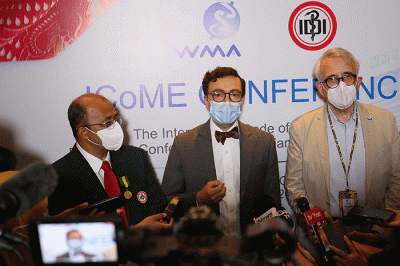 Konferensi Asosiasi Dokter Medis Sedunia (World Medical Association) 2022 di Jakarta, Senin (4/7/2022).