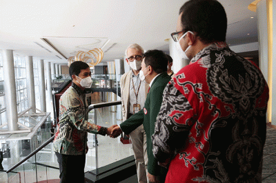 Konferensi Asosiasi Dokter Medis Sedunia (World Medical Association) 2022 di Jakarta, Senin (4/7/2022).