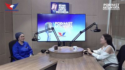 Wakil Ketua Bidang Sosial Ekonomi DPW Partai Perindo Kepulauan Bangka Belitung Sinta Aprida menjadi narasumber Podcast Aksi Nyata#DariKamuUntukIndonesia.