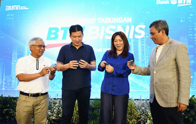Media Briefing Tabungan BTN Bisnis di Jakarta, Kamis (7/7/2022).