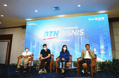 Media Briefing Tabungan BTN Bisnis di Jakarta, Kamis (7/7/2022).