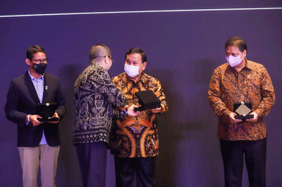 Opening ceremony Park Hyatt Jakarta (PHJ) di MNC Center, Kebon Sirih, Jakarta Pusat, Jumat (8/7/2022).