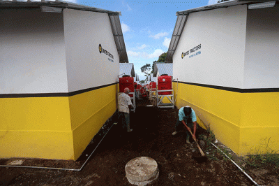 Serahterima unit di Bumi Semeru Damai (BSD), tepatnya di Desa Sumber Mujur, Kecamatan Candipuro, Kabupaten Lumajang, Jawa Timur, Kamis (7/7/2022).