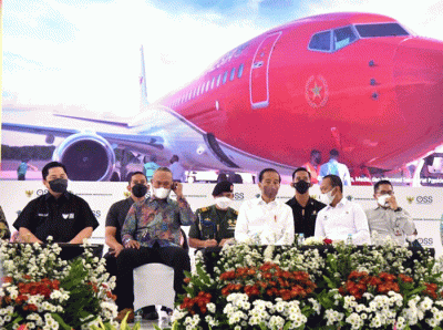 Presiden Jokowi menyampaikan pidatonya pada acara Pemberian Nomor Induk Berusaha (NIB) Pelaku Usaha Mikro Kecil (UMK) Perseorangan Tahun 2022.