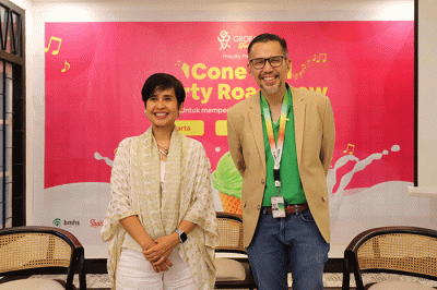 Konferensi pers Grofato 'Grow Fast Gelato' untuk Menambah Berat Badan Anak dan Dalam Menyambut Hari Anak Nasional 2022 di Roemah 48, Menteng.