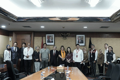 Wamenparekraf Angela Tanoesoedibjo menemui perwakilan dari Asosiasi Komite Olimpiade Nasional (Association of Nasional Olympic Commitee/ANOC).