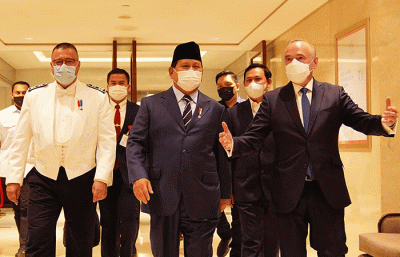 Menteri Pertahanan Prabowo Subianto mewakili Pemerintah Indonesia menghadiri perayaan Hari Nasional Prancis.