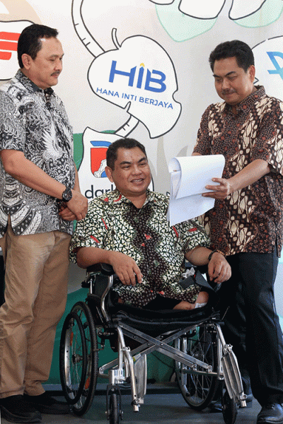 Public Expose atau Paparan Buku Tahunan 2021 Darmi Bersaudara di Surabaya, Jawa Timur, Senin (18/7/2022).
