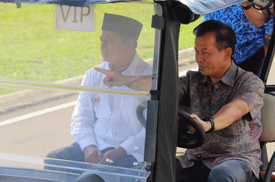 Kawasan Ekonomi Khusus (KEK) MNC Lido City, Bogor, Jawa Barat, Senin (18/7/2022).