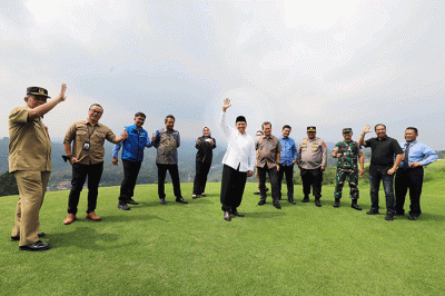 Kawasan Ekonomi Khusus (KEK) MNC Lido City, Bogor, Jawa Barat, Senin (18/7/2022).