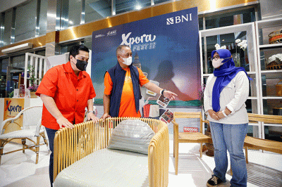 Konser musik BNI Loud Fest 2022 di Jakarta Convention Center, Minggu (17/7/2022).