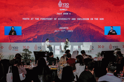 Wamenparekraf Angela Tanoesoedibjo mengajak delegasi “KTT Y20” untuk berperan aktif mewujudkan pariwisata yang berkualitas dan berkelanjutan.