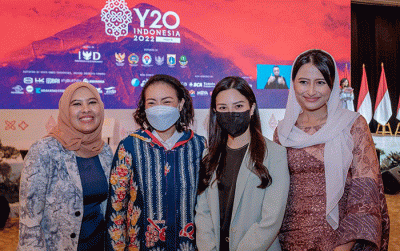 Wamenparekraf Angela Tanoesoedibjo mengajak delegasi “KTT Y20” untuk berperan aktif mewujudkan pariwisata yang berkualitas dan berkelanjutan.