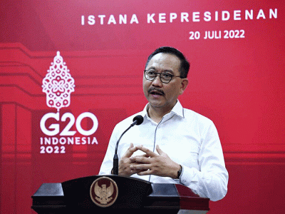 Rapat terbatas yang dipimpin oleh Presiden Joko Widodo di Istana Merdeka, Jakarta, Rabu, 20 Juli 2022.